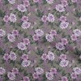 thumbnail image 1 of oneOone Tissu Georgette Viscose Violet Floral Rétro Matériel de Couture Imprimé Tissu au Mètre 42 Pouces de Large, 1 of 5