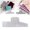 Clear, variant on WIFKLSIIPG 5/7/9inch Quick Easy Pouch Template Tutorial Included Acrylic Purses Pocket Handmade Ruler Template Template for Sew Purses Storage Bag Sewing Templates for DIY Handicraft Lovers