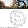 thumbnail image 4 of Bike Disc Brake Rotor Steel Rust Proof 140mm Mountain Road Bike Disc Brakes, 4 of 7