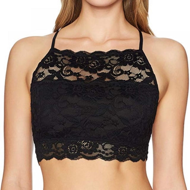 Soutien-Gorge Léger en Dentelle à Col Montant pour Femmes (pour Bonnets A-C)