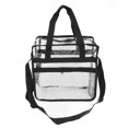 thumbnail image 1 of Sac à Main Transparent Grande Capacité, Sac Fourre-Tout Transparent Décontracté Imperméable Visible à l'Intérieur Double Fermetures Éclair pour la Plage, 1 of 8