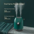 thumbnail image 3 of Yeacher Buse à Double Pulvérisation Diffuseur d'Arômes Humidificateur 3 Niveaux Modes de Brume Réglables avec Affichage à Cellules B-attery 500ML Grande Capacité Réservoir d'Eau USB Type C Port de Chargement C Alimenté Alimenté Portable Maison, 3 of 8