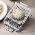 thumbnail image 1 of EGNMCR Kitchen Restaurant Boiled Eggs Slicers Multipurpose Stainless Steel Wire Eggs Stainless Steel Cutter Quick Fancy Cutter EGG SLICER, 1 of 7