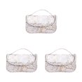 thumbnail image 4 of QualitChoice Pattern Cosmetic Bag Convenient Women Storage Handbag Carrying Pouch Holding Container Travel Makeup Organizer Type 7 3Set, 4 of 6