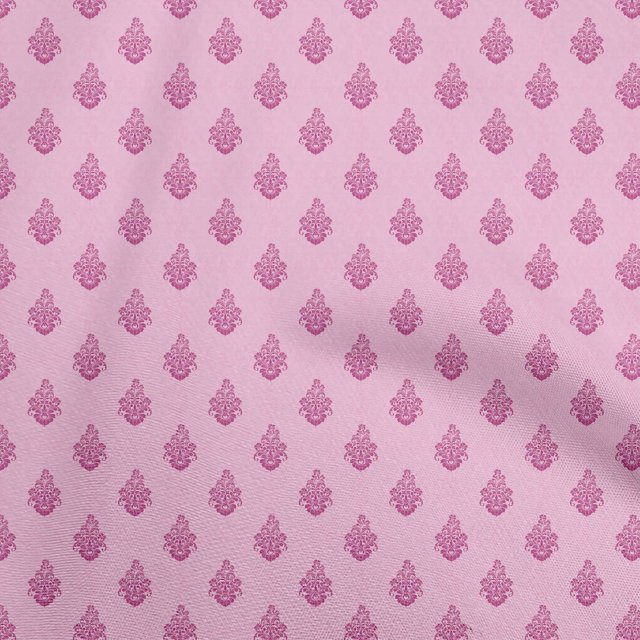 oneOone Silk Tabby Light Pink Fabric Block Craft Projects Decor Fabric Printed By The Yard 42 Inch Wide