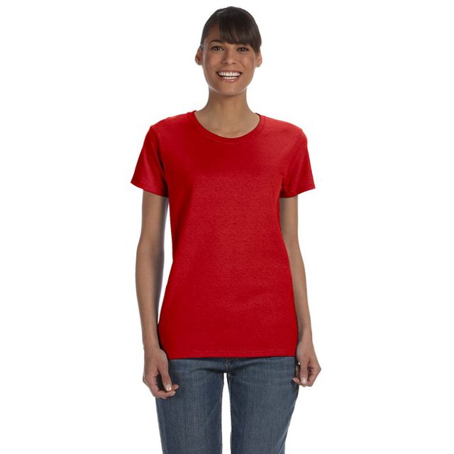 Gildan G500L T-Shirt en Coton Épais pour Femmes