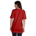 thumbnail image 3 of Inkmeso T-Shirt Basique en Coton à Col Rond pour Femmes Coupe Ample Décontracté Long Haut d'Entraînement, 3 of 8