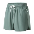 thumbnail image 2 of Styesk Mens Shorts Men Leisure Fashion Solid Color Loose And Comfortable Motion Straight-leg Work Clothes Shorts, 2 of 4