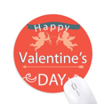 thumbnail image 1 of Tapis de Souris Joyeuse Saint-Valentin Anges Amour Confortable pour Jeu Bureau, 1 of 2