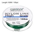 thumbnail image 2 of Uxcell 109Yard 3Lb Fluorocarbon Coated Monofilament Nylon Fishing Line Dark Green, 2 of 7