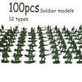 thumbnail image 1 of 100 pcs Military Playset Plastic Toy Soldiers Men 3.8cm Figures, 1 of 7