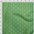 thumbnail image 4 of oneOone Rayon Teal Green Fabric Geometric Sewing Craft Projects Fabric Prints By Yard 56 Inch Wide, 4 of 4
