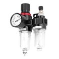 thumbnail image 4 of Pneumatic Air Pressure Filter Regulator Lubricator Moisture Water Trap Oil water Separator G1/4, 4 of 14