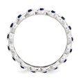 thumbnail image 2 of Bague en Argent Sterling Stackable Expressions en Saphir Créé Taille 5, 2 of 3