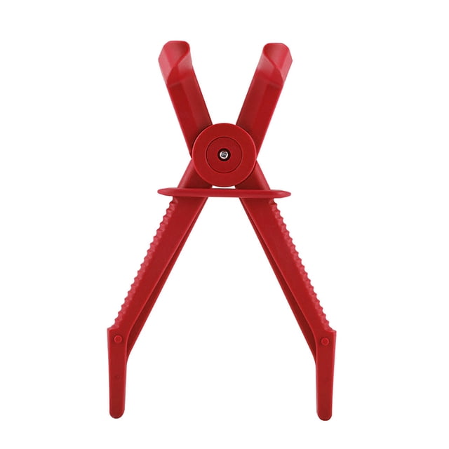 Hose Clamp Set, 3pcs, Blue Red, ABS Material, for Flexible Hose Lines, Brakes, Fuel, Heaters and Radiators