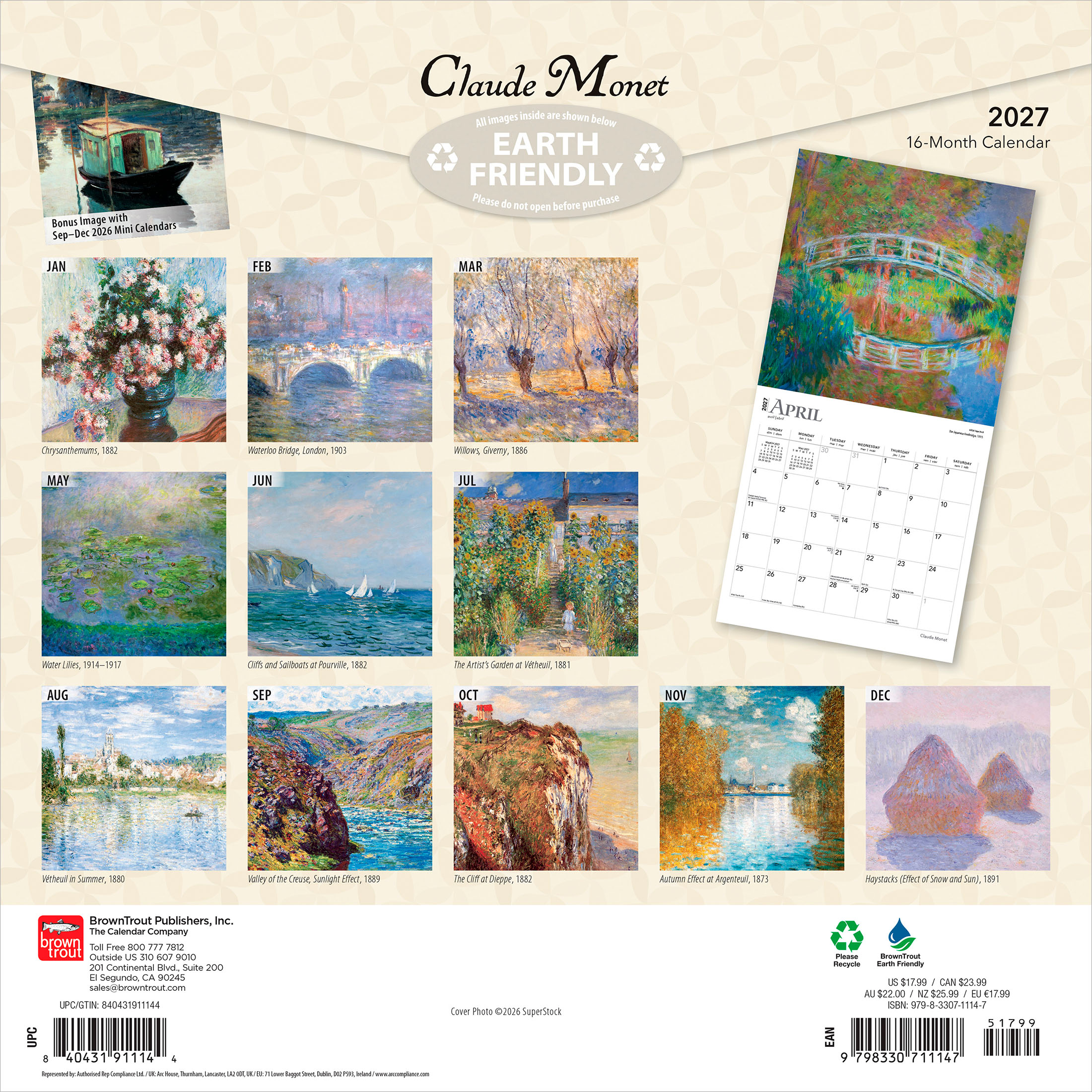 Monet, Claude 2027 Format carré
