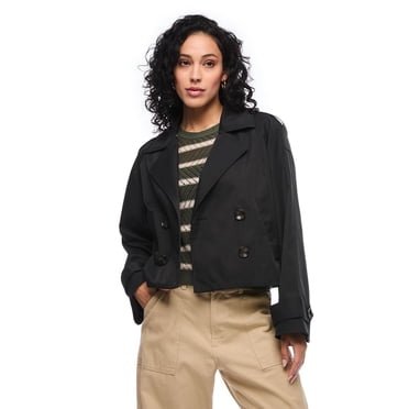 London Fog Women'S Cropped Trench Coat