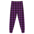 thumbnail image 5 of Ketyyh-chn99 Tenues de Noël Garçons Garçons et Filles Ensemble Pantalon Long Régulier à Manches Longues Col Rond Imprimé 3D Taille pour 2-3 Ans, Violet, 5 of 5