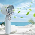 thumbnail image 3 of Dvkptbk Hand Fan 100-Speed Outdoor Dashboard Handheld High-Speed Fan USB Rechargeable Mini Portable Small Fan, 3 of 3