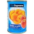 thumbnail image 2 of Club Supreme Moitiés de Pêche dans un Sirop Léger 398 ml (Lot de 6), 2 of 9