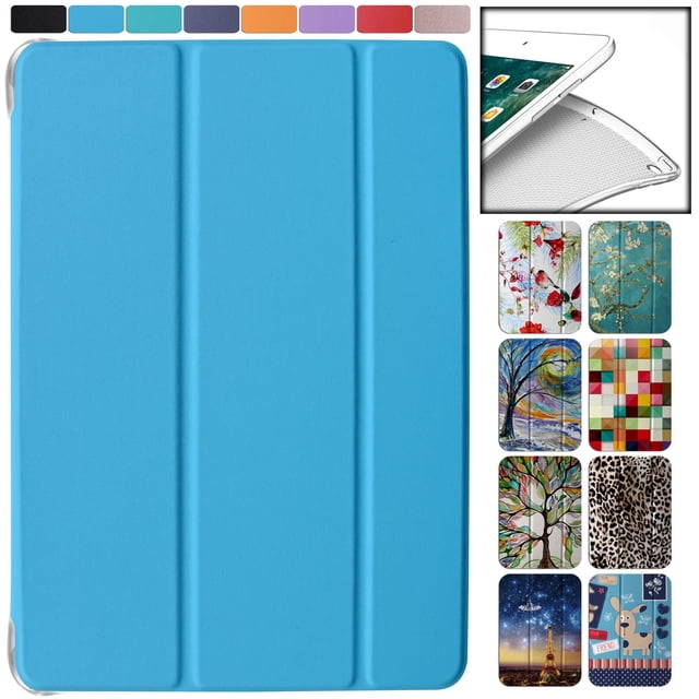 iPad Pro 9.7 Pouces 2016 Étui de Protection A1673 MLMP2LL/A MM172LL/A MLMN2LL/A MLMQ2LL/A A1674 A1675 MLMW2LL/A MLMX2LL/A MM192LL/A MLMV2LL/A MLN02LL/A MLMY2LL/A MLN12LL/A MLPW2LL/A MLPY2LL/A - Bleu