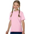 thumbnail image 1 of Hanes Authentic TAGLESS Kid`s Cotton T-Shirt, L, Pale Pink, 1 of 1