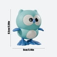 thumbnail image 3 of Meitianfacai Jumping Owl Wind Up Wind Up Running And Moving Toys For Children, Blue, 3 of 6
