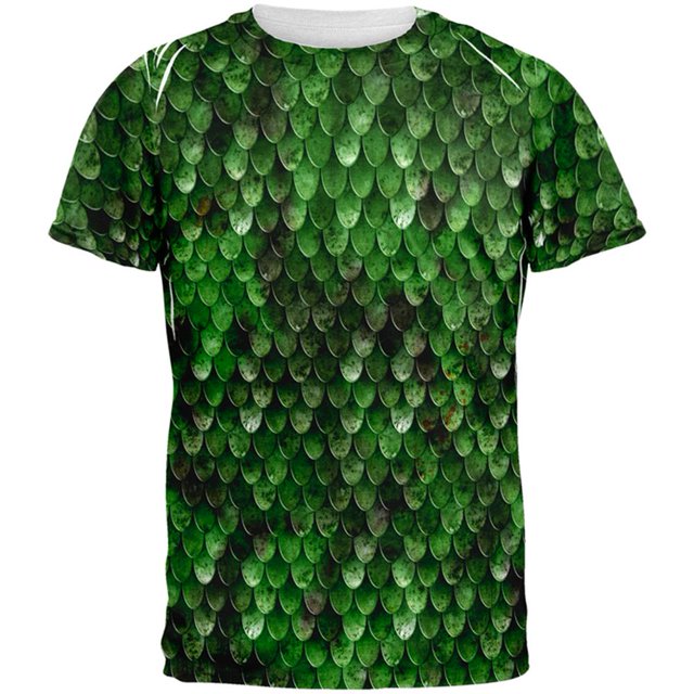 Halloween Wood Elf Scale Mail Armor Costume All Over Mens T Shirt