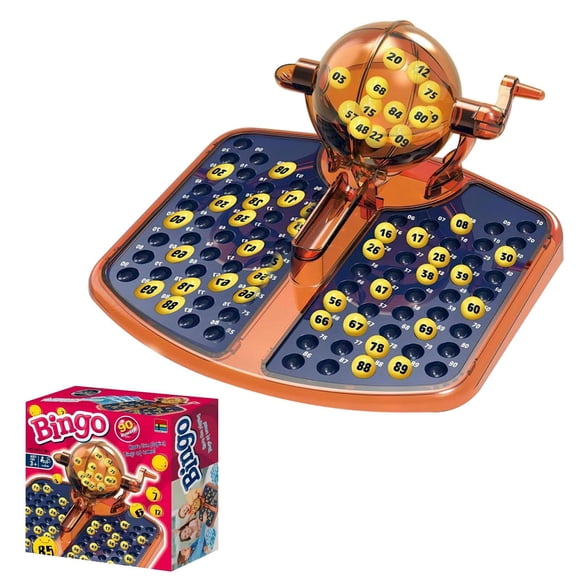 Game Set Traditional Lottery Game Toy With 90 Bal Ls And 38 Cards For Pretending Lottery Machine Table Games