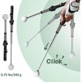 thumbnail image 4 of Gloryboom Telescopic Club, Retractable Golf Swing Training Aid, Golf Grip Trainer with Click Feedback, for Right & Left-Handed Golfers, Rhythm, Power & Grip Training, 4 of 8