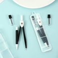 thumbnail image 3 of Metal Drawing Compass Set with Adjustable Radius, Precision Gear Mechanism, Ergonomic Non-Slip Grip, and Portable Storage Box, 3 of 6