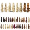 thumbnail image 2 of Extension de Queue de Cheval Longue Ondulée de 55 cm pour Femmes et Filles, Longue Bouclée, Pièce de Cheveux Synthétiques Bouclée, Extensions de Cheveux à Clip, 2 of 8