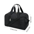 thumbnail image 4 of Feltree 14 Inch Compact Waterproof Gym Bag for Travel Sports with Adjustable Shoulder Strap and Large Storage for Shoes Clothes, 4 of 8