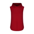 thumbnail image 3 of Timegard Tank Tops Men Athletic Comfy Solid Color Hoodies Pullover Casual Sleeveless Tee Shirts Summer, 3 of 6