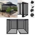 thumbnail image 2 of Gazebo Replacement Mosquito Netting,Outdoor Canopy Net Screen,Sidewall Gazebo Curtains,Gazebo Replacement Mosquito Netting,Outdoor Universal Gazebo Canopy for Patio Garden Yard Backyard, 2 of 5