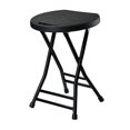 thumbnail image 2 of Folding Stool High Stool Camp Stool Furniture Round Stool Camping Chair Foldable black, 2 of 9