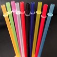 thumbnail image 1 of 25 Pcs Pailles Réutilisables avec 1 Brosse, Longues Pailles en Plastique Rigide, Pailles de Rechange Translucides pour Boire, Paille Longue Réutilisable Propre avec Paille Rigide de Couleur Unie pour Gobelets, Tasses, Pots, 1 of 9