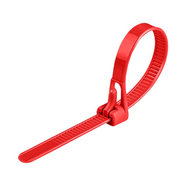 Pink Reusable Nylon Cable Ties With Buckle Lock Adjustable Zip Ties For Organizing Cables Wires Decorations Garden Plants Heavy Duty Weather Resistant Pack Of 100 Multi-Color