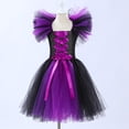 thumbnail image 2 of YOUSNH Halloween Tout-Petits Enfants Bébés Filles Magnifique Sorcière Robe Noire Déguisement Fête Tulle Robes Robes pour Filles A_001 4-5 Ans, 2 of 9