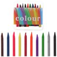 thumbnail image 2 of 2 Boxes Of Miniature Colorful Crayons Mini Crayon Packs Decorative Mini Crayons For Mini House Decor Simulation Crayon Models, 2 of 8