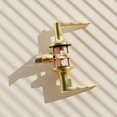 thumbnail image 4 of of Lever Keyed Entry Door Lever Handle Lock Universal Door Knob Hardware Nickel Brushed Color (MRCA), 4 of 5