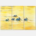 thumbnail image 2 of Designart Pelicans On The Yellow River Canvas Wall Art, 2 of 4