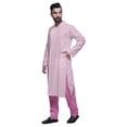 thumbnail image 2 of Atasi Kurta Pyjama de Fête pour Hommes Col Mandarin Manches Longues Kurta Pyjama Ethnique, 2 of 5