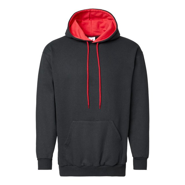 King Fashion KF9041 Two-Tone Hooded Sweatshirt