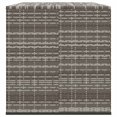 thumbnail image 3 of vidaXL Garden Cushion Box PE Rattan 291x100.5x104 cm Grey, 3 of 4