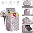 thumbnail image 4 of Vibrant Colorful Floral Insulated Backpack Cooler, Leakproof Cooler Bag with Exotic Flower Pattern for Outdoor Use, 4 of 6