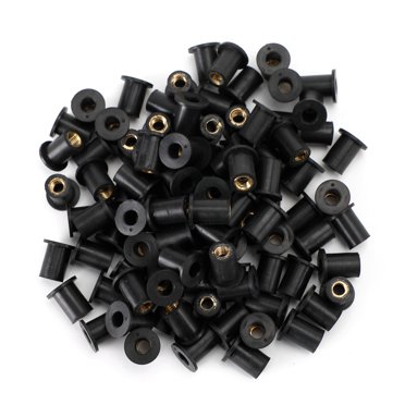 100 Quantity M5 Rubber Well Nut Windscreen & Fairing 5mm Wellnuts Fits For 10mm Hole