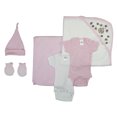 thumbnail image 1 of Bambini Newborn Baby Girl 6 Pc Layette Baby Shower Gift Set, 1 of 3