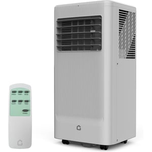 8000 BTU portatif Air Conditionneur, 3-in-1 AC Unité avec déshumidificateur et 3-Speed Eventail, Mode de sommeil silencieux, Télécommande, Kit fenêtre facile, pour chambre et bureau