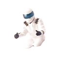 thumbnail image 4 of Walson Miniature 1/64 Scale Painted Figure Driver Scene Decor Children Toy S Gauge Racer White, 4 of 8